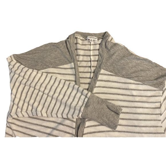 Eyeshadow Women's Cardigan‎ Striped 2X - Picture 1 of 5